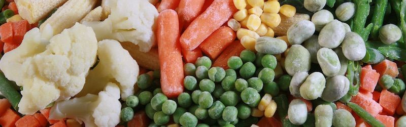 Verduras congeladas